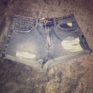 Jean shorts